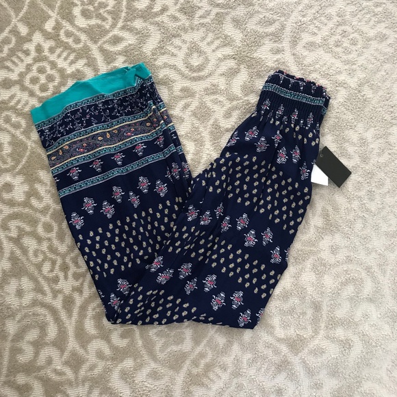 Stoosh Juniors' Printed Palazzo Pants - Picture 1 of 3